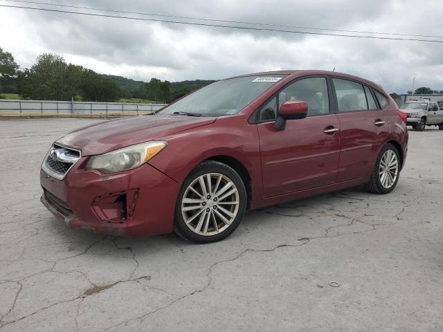  SUBARU IMPREZA 2012 Burgundy
