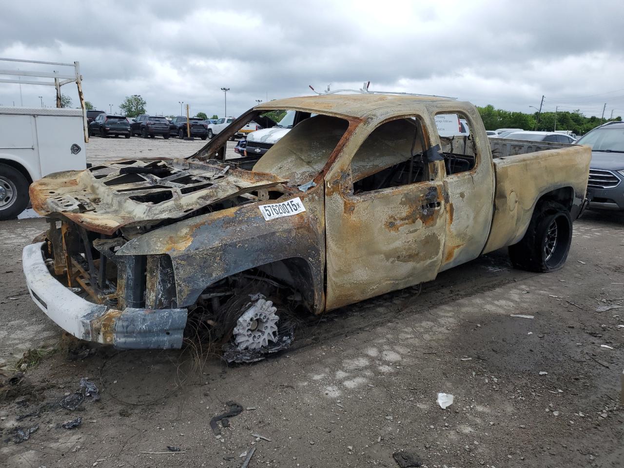 2011 Chevrolet Silverado K1500 Lt იყიდება Indianapolis-ში, IN - Burn