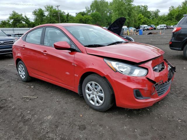 Sedans HYUNDAI ACCENT 2013 Red