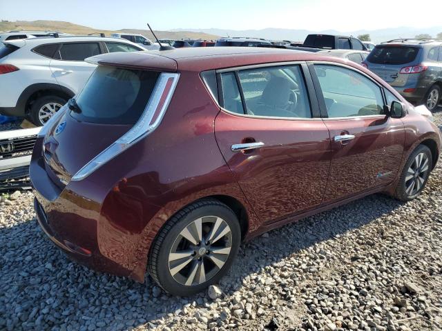  NISSAN LEAF 2016 Бургунді