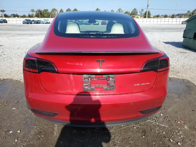  TESLA MODEL 3 2020 Red