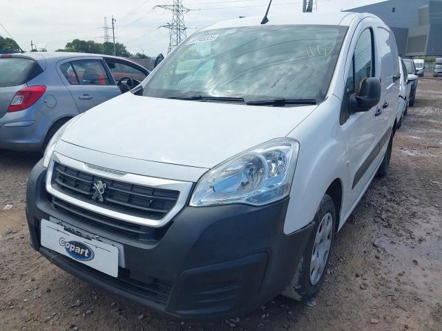 2018 PEUGEOT PARTNER PROFESSION L1 BLU  for sale at Copart BRISTOL