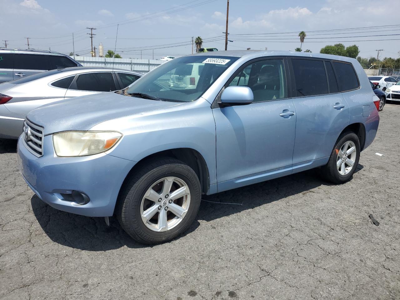 2009 Toyota Highlander de vânzare în Colton, CA - Side