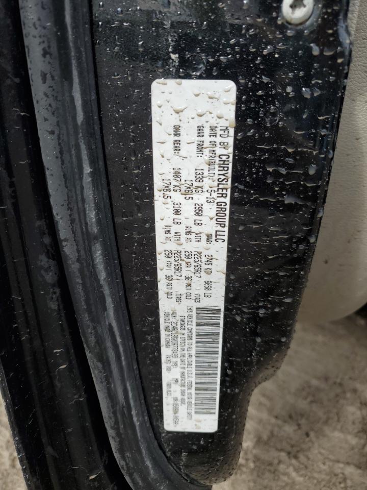 2013 Chrysler Town & Country Touring VIN: 2C4RC1BG0DR778499 Lot: 55466815