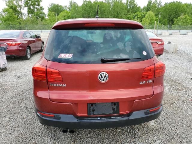  VOLKSWAGEN TIGUAN 2012 Czerwony