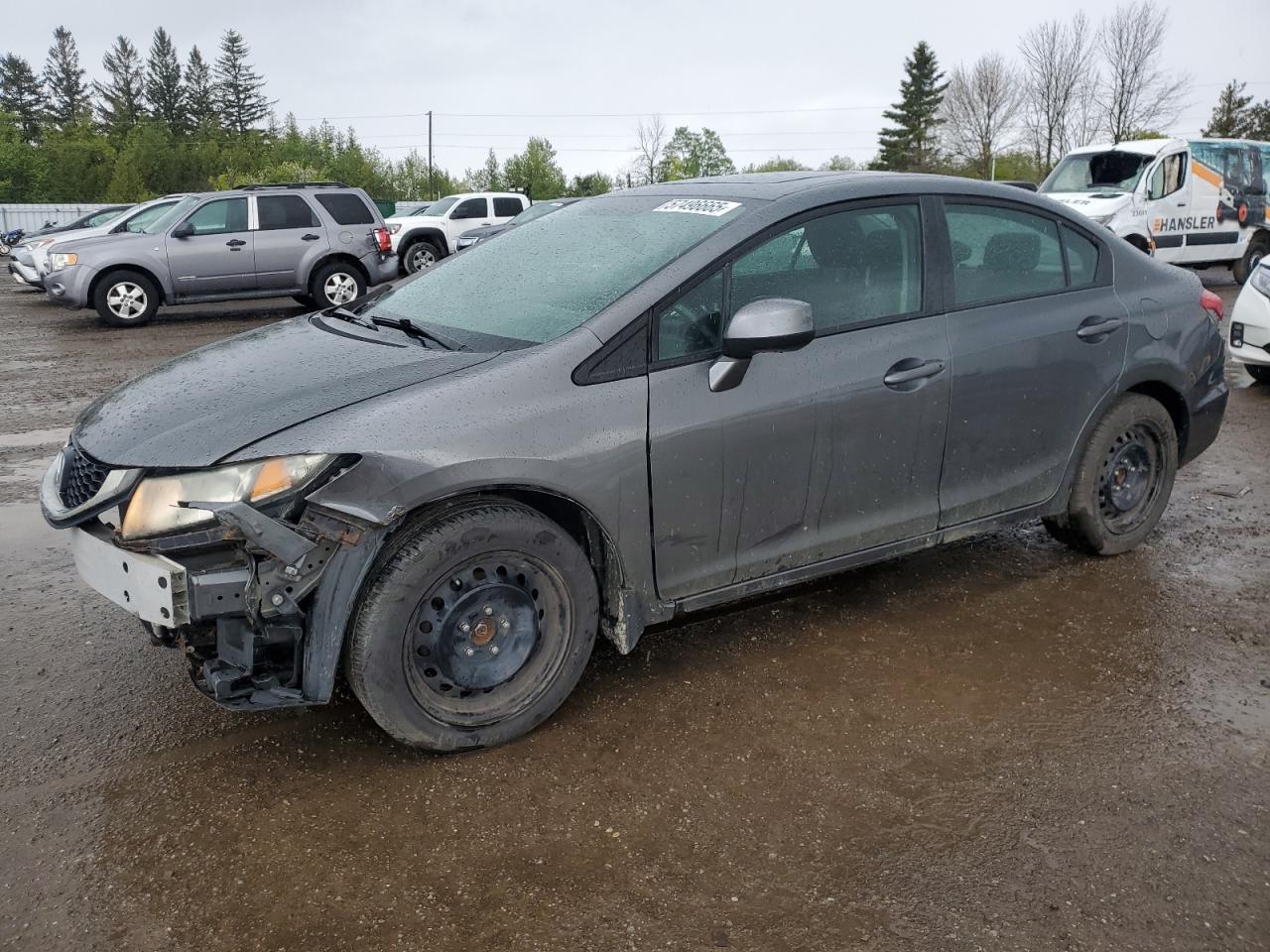 2013 Honda Civic Lx de vânzare în Bowmanville, ON - Front End