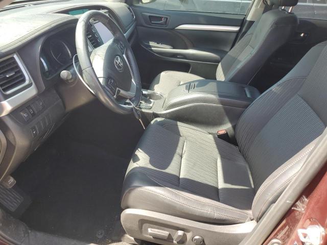  TOYOTA HIGHLANDER 2019 Burgundy