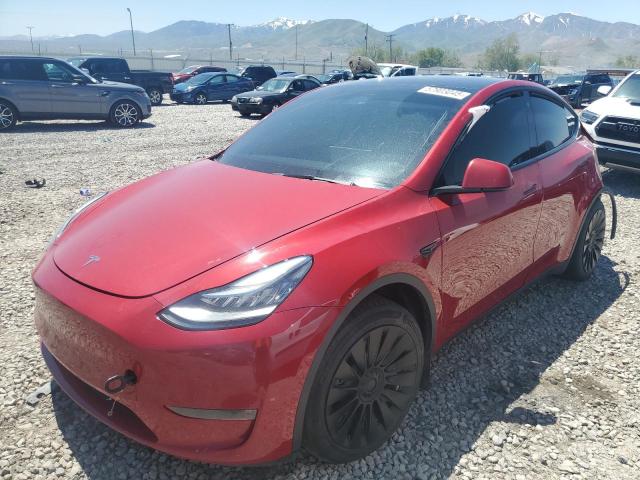  TESLA MODEL Y 2022 Czerwony