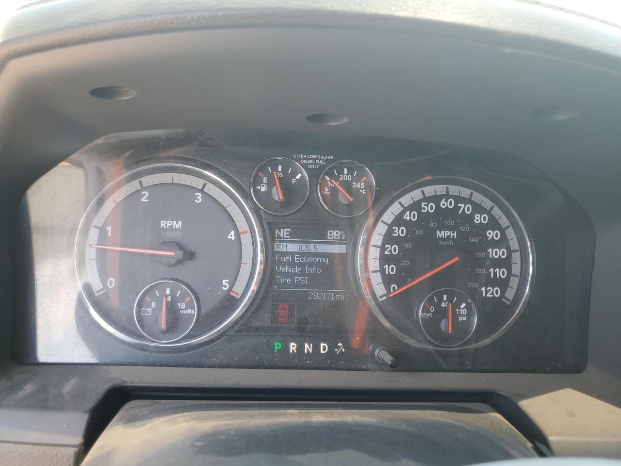 2010 Dodge Ram 2500 VIN: 3D7UT2CL2AG134666 Lot: 56969095