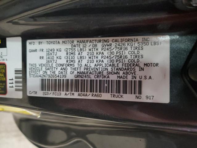2009 TOYOTA TACOMA ACCESS CAB