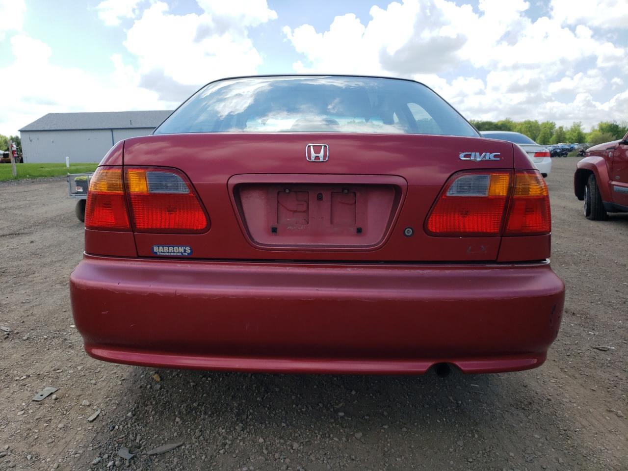 1999 Honda Civic Lx VIN: 1HGEJ6670XL001380 Lot: 56380745