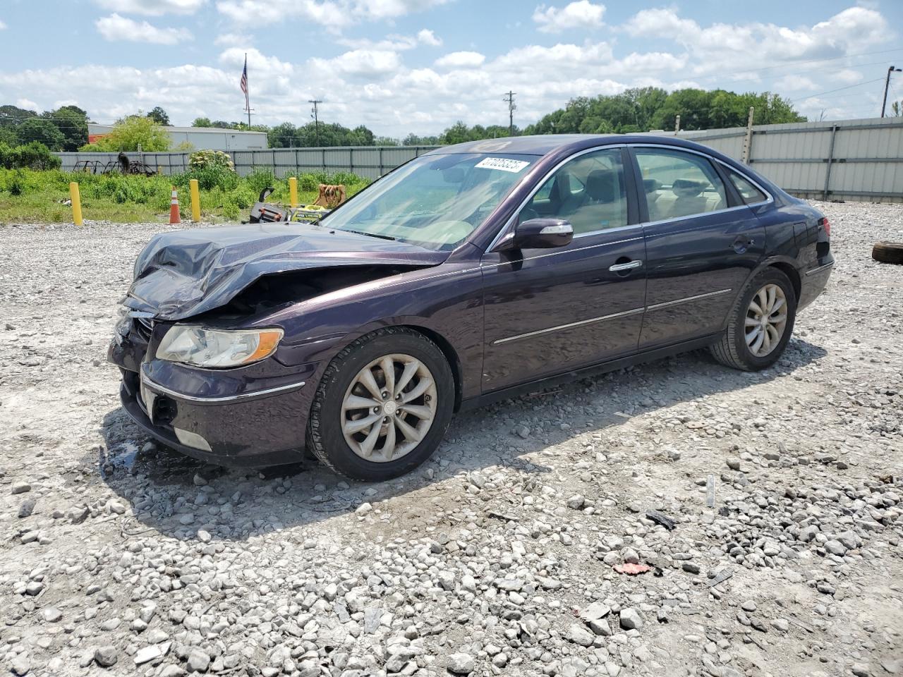2007 Hyundai Azera Se للبيع في Montgomery، AL - Front End