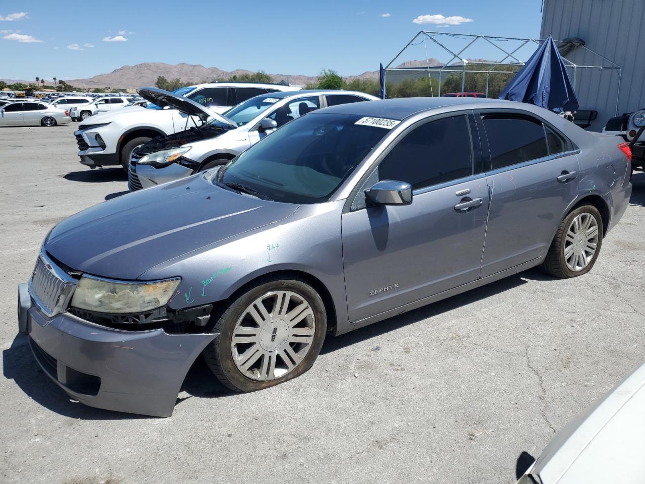2006 Lincoln Zephyr VIN: 3LNHM26186R652372 Lot: 57100235