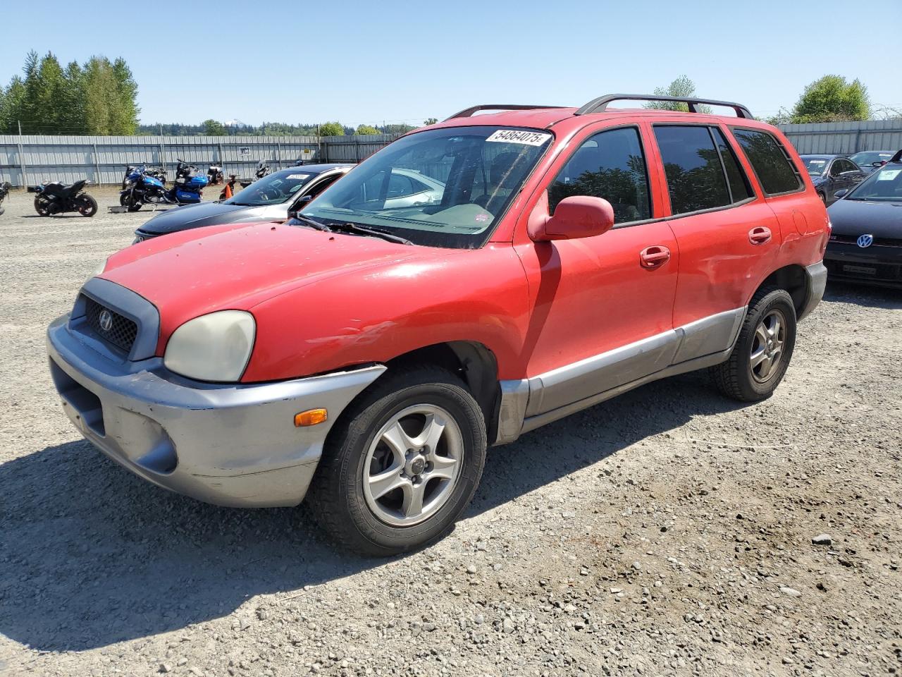 2003 Hyundai Santa Fe Gls на продаже в Arlington, WA - Front End