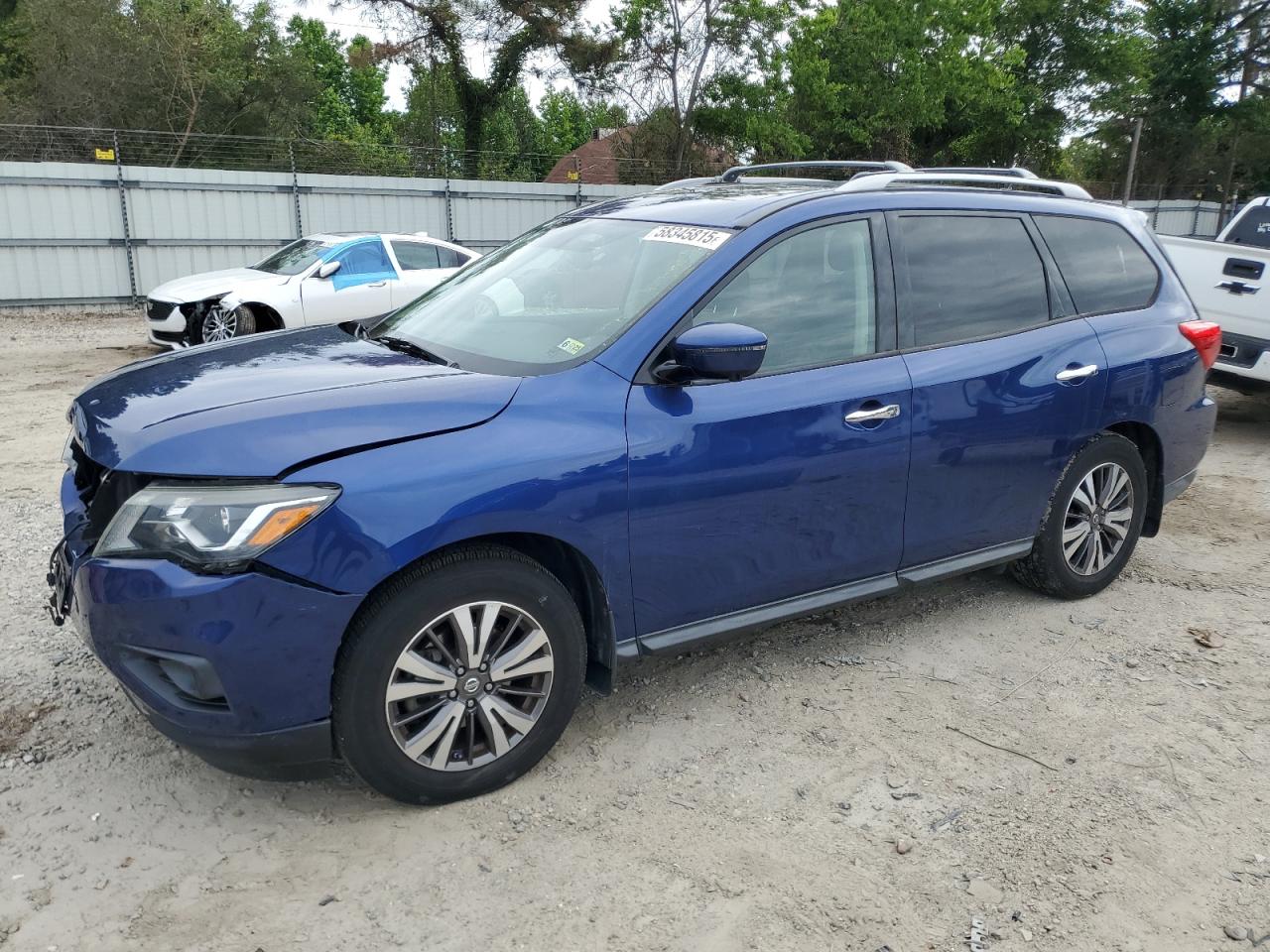 2017 Nissan Pathfinder S en Venta en Hampton, VA - Front End