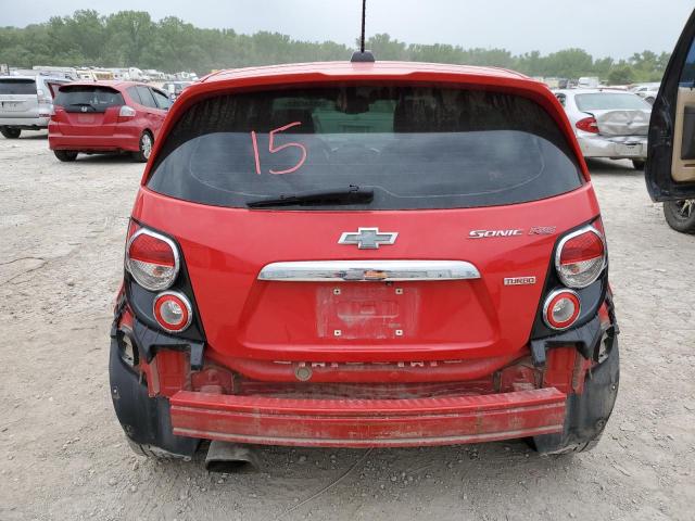  CHEVROLET SONIC 2015 Czerwony