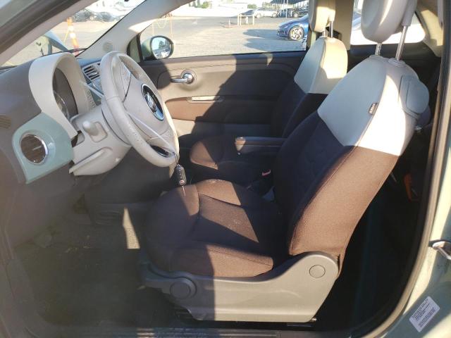 Cabriolets FIAT 500 2013 Zielony