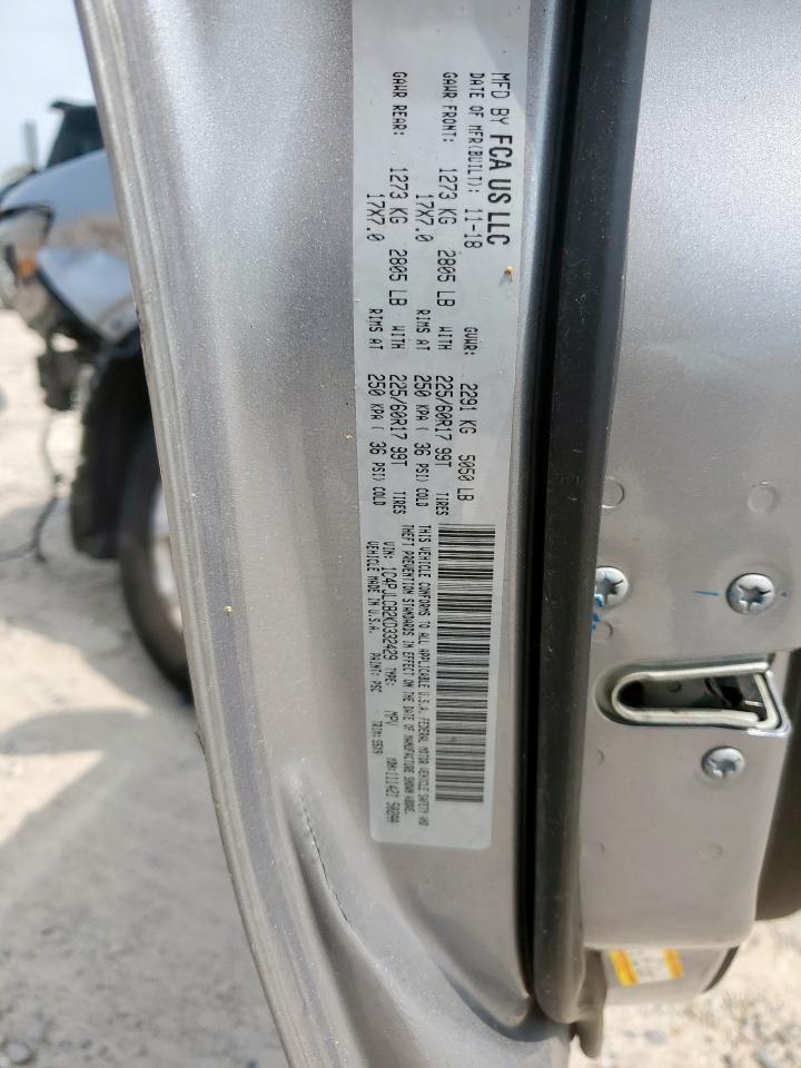 Image 14 of 2019 Jeep Grand Cherokee salvage vehicle - Lot #58076815 at Copart