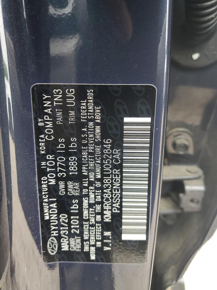 2020 Hyundai Venue Sel VIN: KMHRC8A38LU052846 Lot: 56524235
