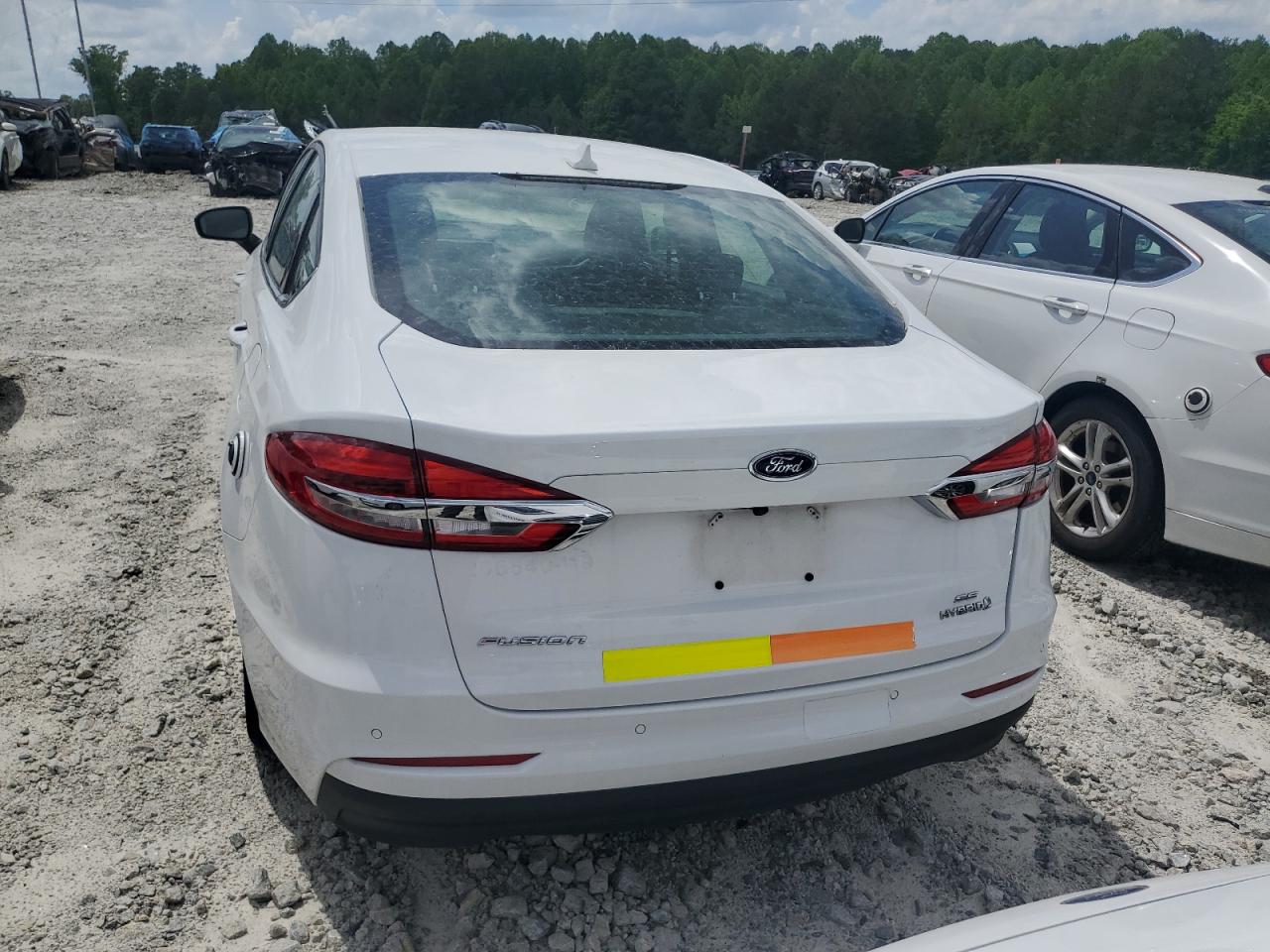 2019 Ford Fusion Se VIN: 3FA6P0LU7KR124795 Lot: 54030275