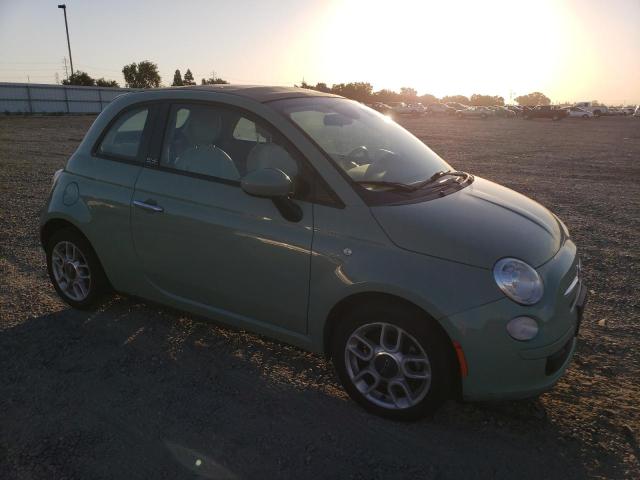 Cabriolets FIAT 500 2013 Zielony