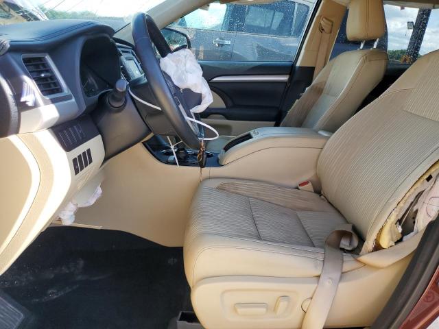  TOYOTA HIGHLANDER 2015 Бургунді