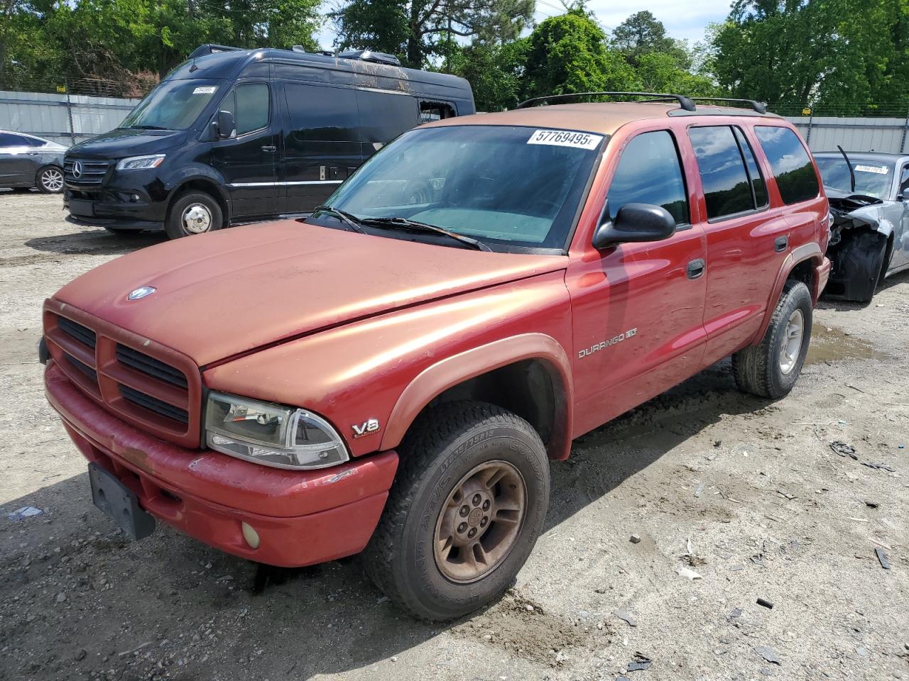 1998 Dodge Durango en Venta en Hampton, VA - Front End