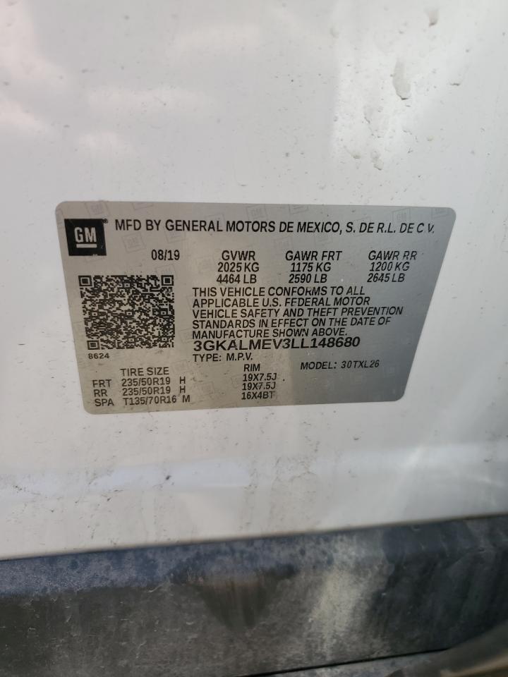 2020 GMC Terrain Sle VIN: 3GKALMEV3LL148680 Lot: 56533155