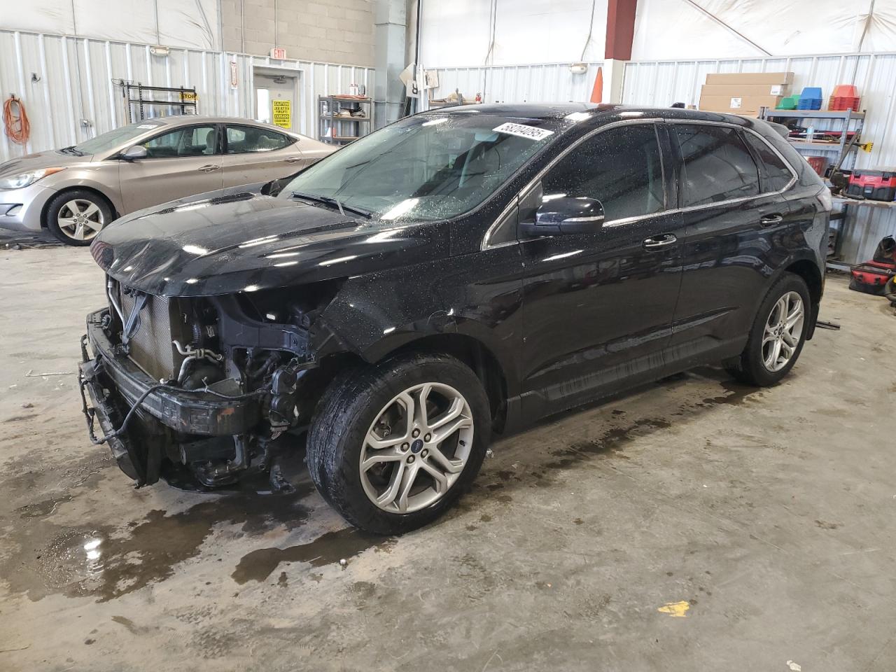 2016 Ford Edge Titanium იყიდება Mcfarland-ში, WI - Front End
