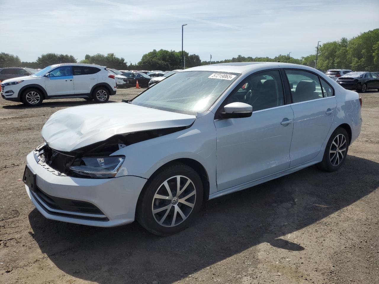 2017 Volkswagen Jetta Se იყიდება East Granby-ში, CT - Front End