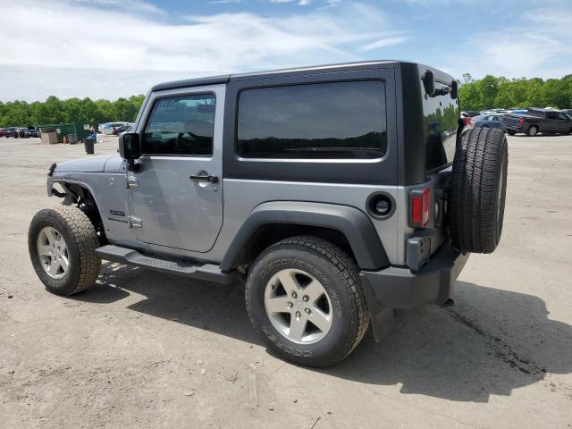  JEEP WRANGLER 2016 Srebrny