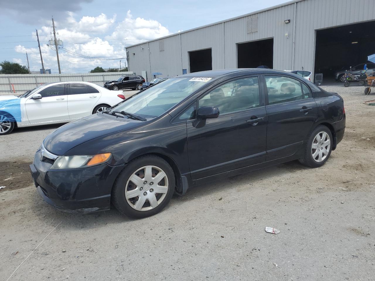 2008 Honda Civic Lx за продажба в Jacksonville, FL - Side