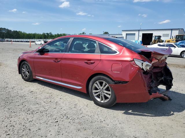  HYUNDAI SONATA 2016 Красный