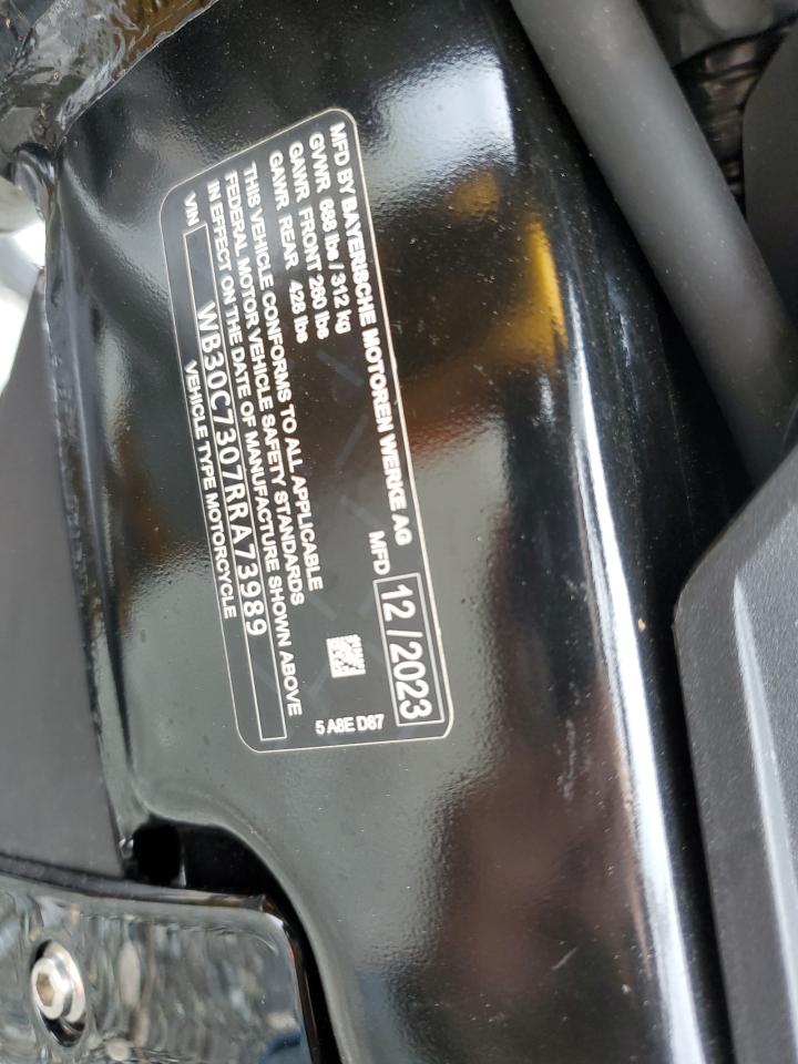 2024 BMW Ce 02 VIN: WB30C7307RRA73989 Lot: 57301815