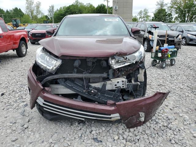  TOYOTA HIGHLANDER 2017 Burgundy