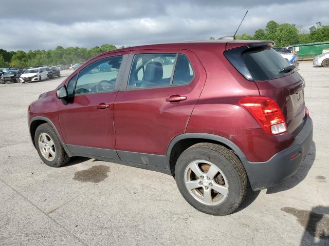  CHEVROLET TRAX 2016 Burgundy