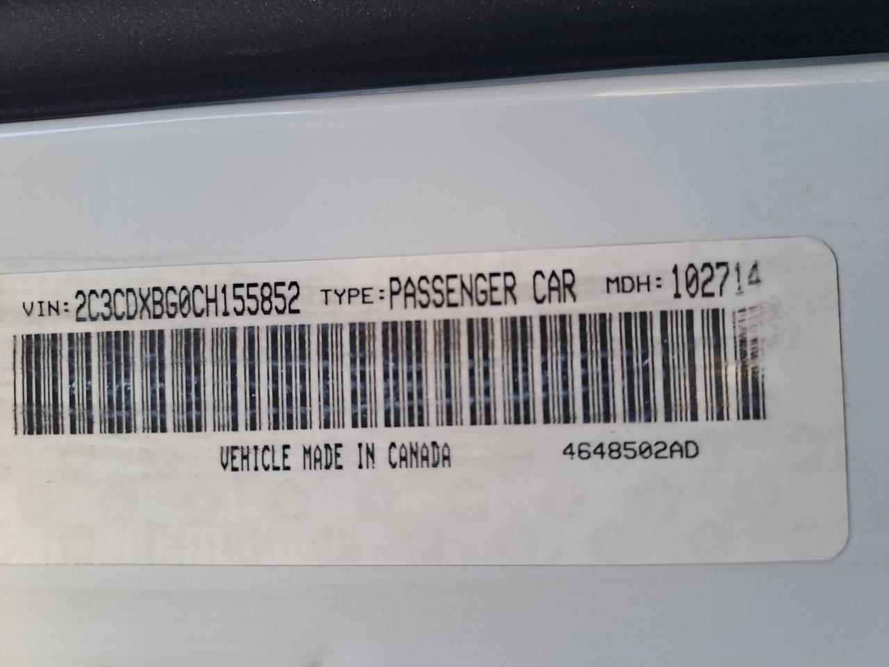 2C3CDXBG0CH155852 - 2010 Dodge Charger - #55907575