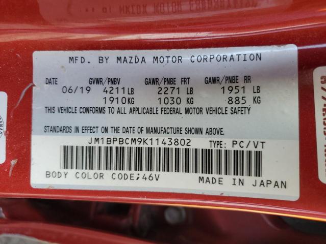 2019 MAZDA 3 PREFERRED PLUS