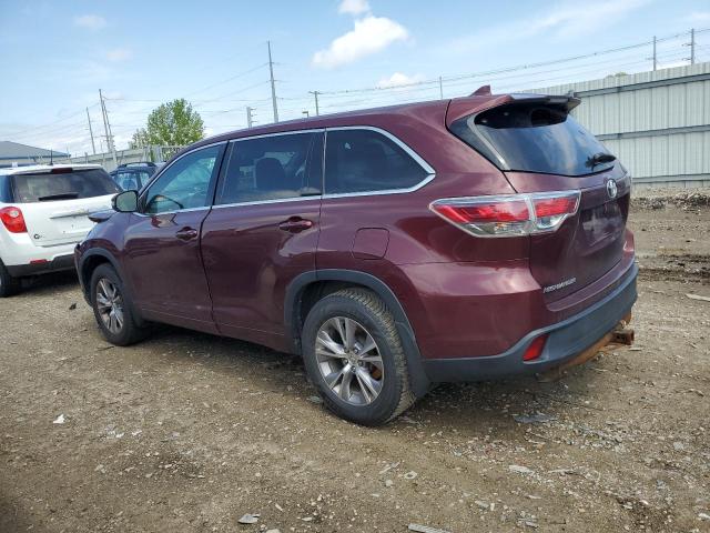  TOYOTA HIGHLANDER 2015 Burgundy