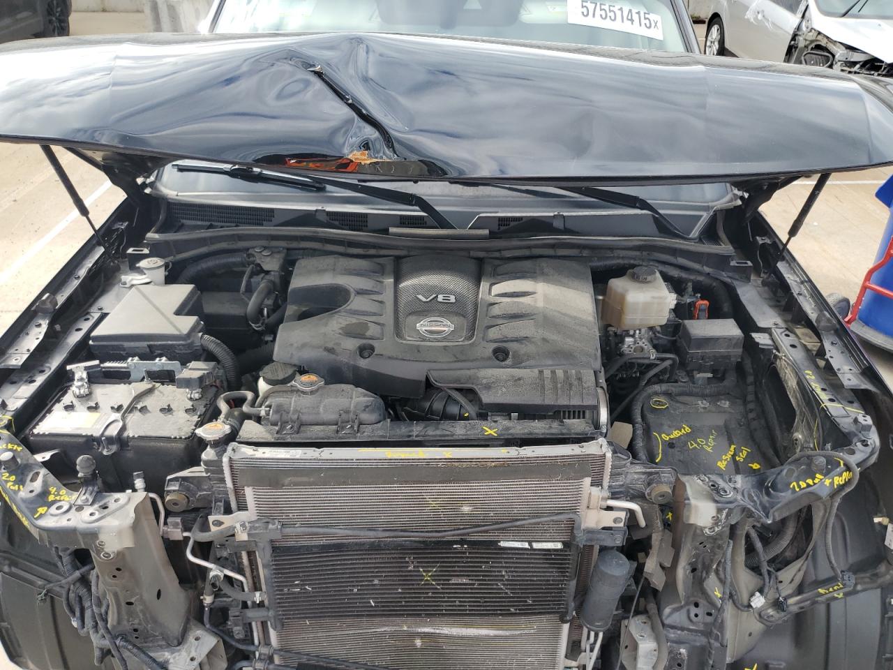 2022 Nissan Armada Sl VIN: JN8AY2BB9N9811536 Lot: 57551415