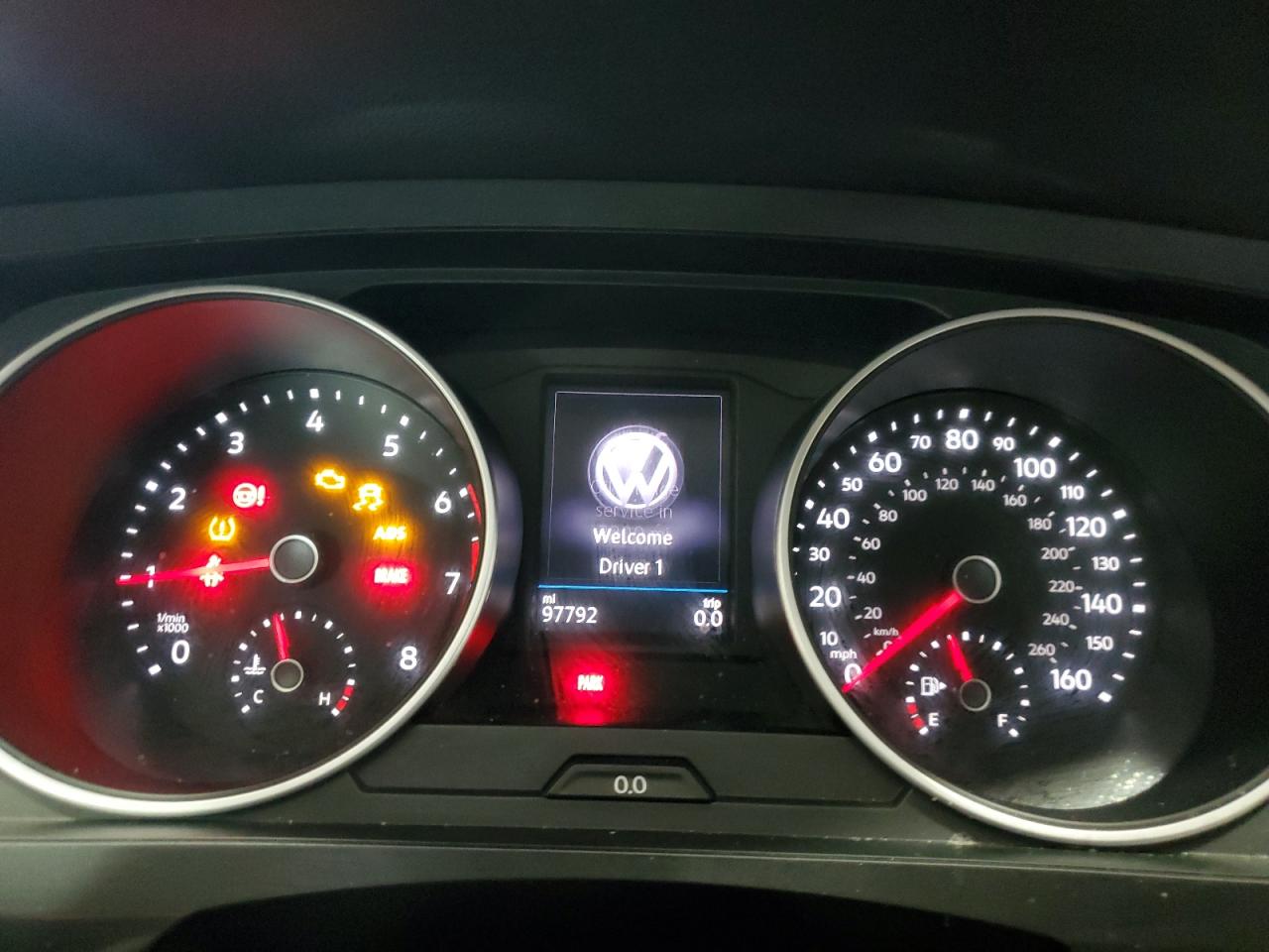 2020 Volkswagen Tiguan S VIN: 3VV0B7AX2LM122621 Lot: 57382275