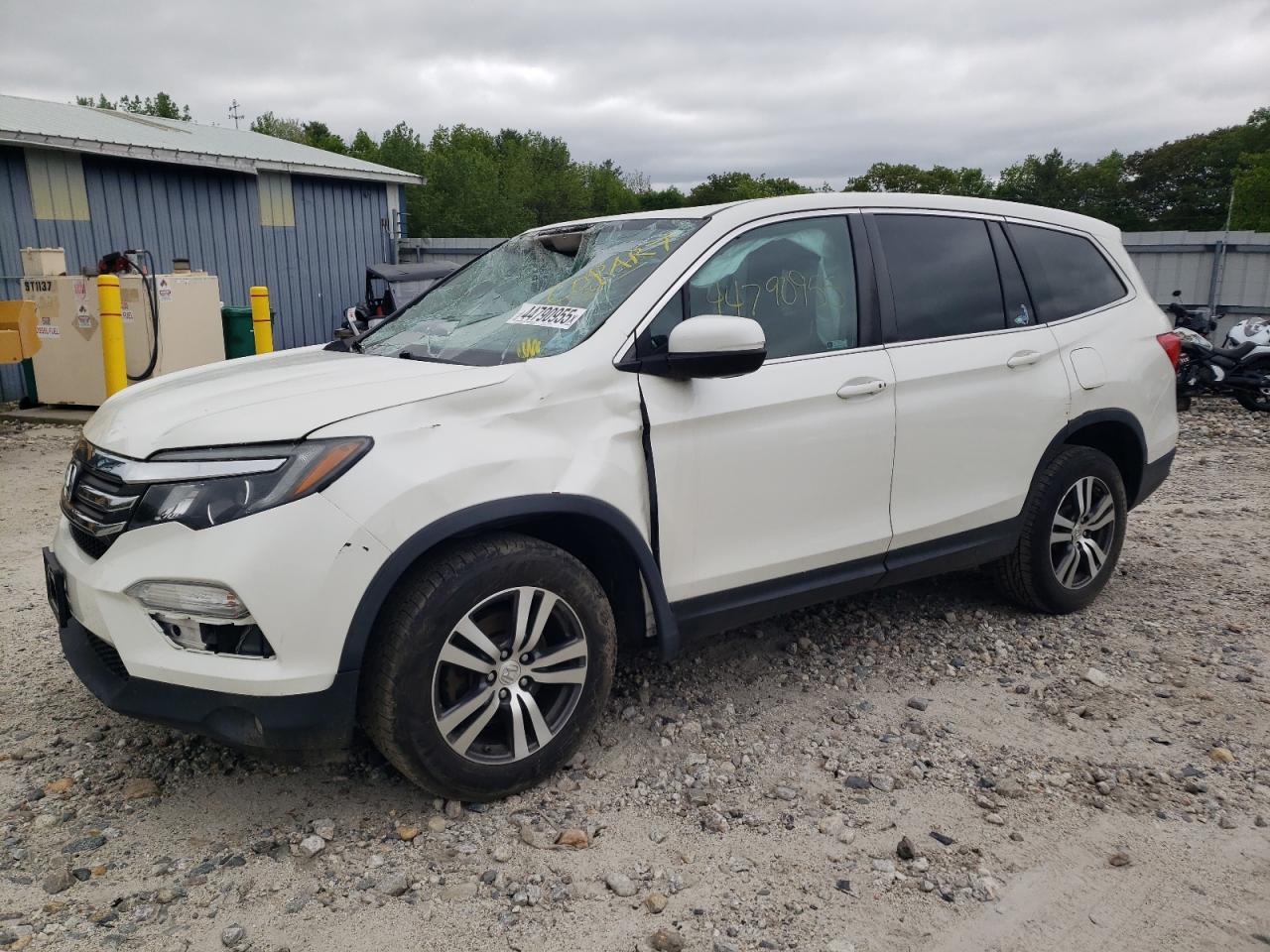 2018 Honda Pilot Ex zu verkaufen in West Warren, MA - Rollover
