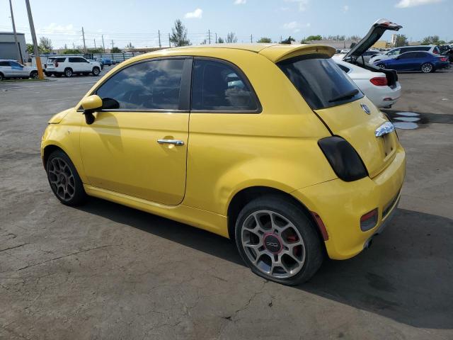 Hatchbacks FIAT 500 2012 Żółty
