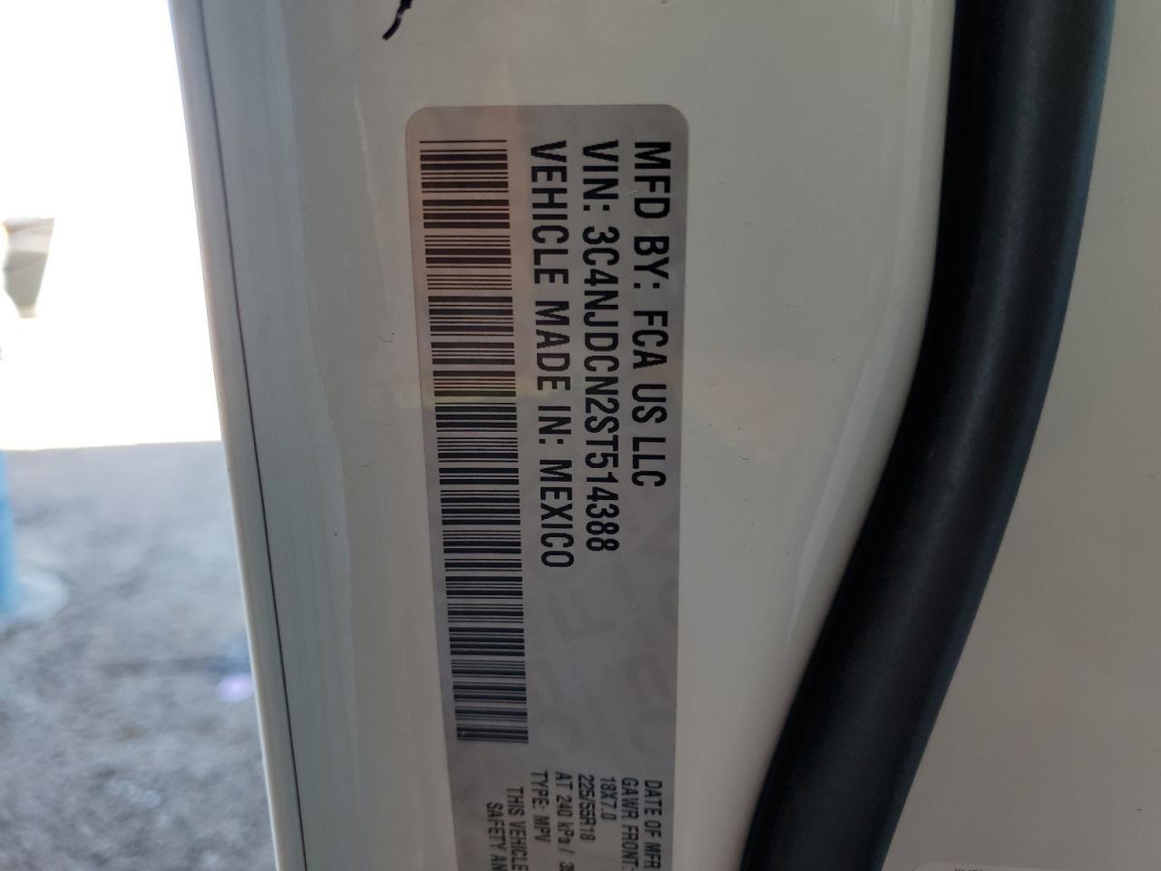 2025 Jeep Compass Limited VIN: 3C4NJDCN2ST514388 Lot: 56535025