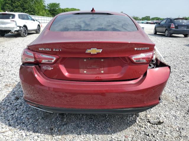  CHEVROLET MALIBU 2019 Czerwony