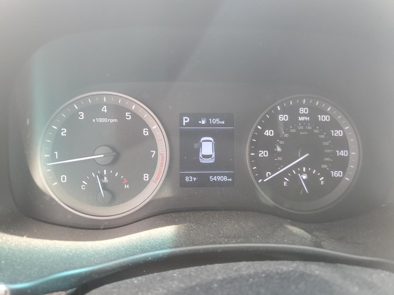 2019 Hyundai Tucson Se VIN: KM8J2CA40KU906951 Lot: 57454615