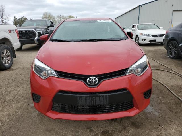 Sedans TOYOTA COROLLA 2014 Czerwony