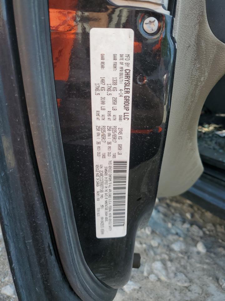 2014 Chrysler Town & Country Touring L VIN: 2C4RC1CG7ER377189 Lot: 58538015