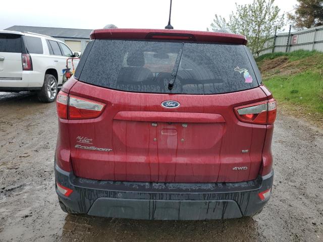  FORD ECOSPORT 2021 Czerwony