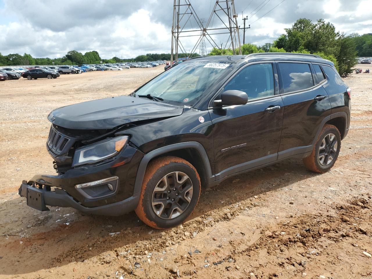2017 Jeep Compass Trailhawk na sprzedaż w China Grove, NC - Front End